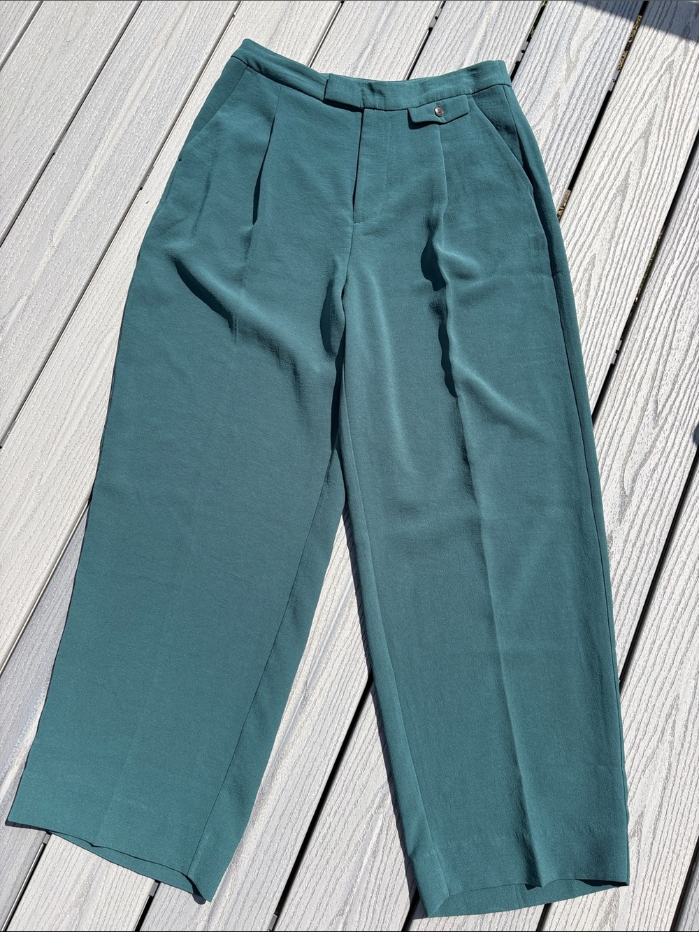 Madewell Wide-Leg Pleated Trousers